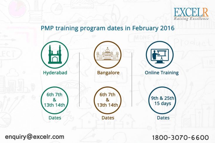 Upcoming PMP Training Dates from ExcelR Solutions